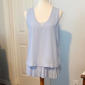 Banana Republic Light Blue Layered Blouse